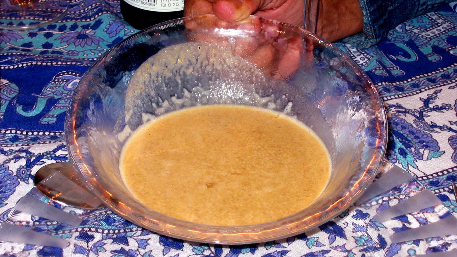 מרק קרם ערמונים - מסעדת אדמונד